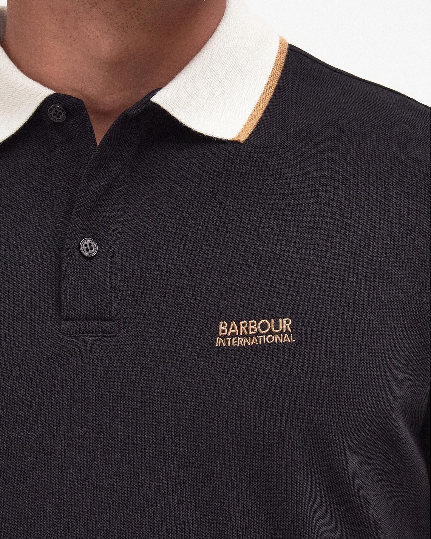 Barbour International Howall Mens Polo - Black