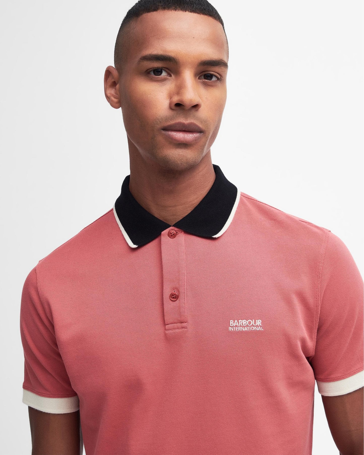 Barbour International Howall Mens Polo - Mineral Red