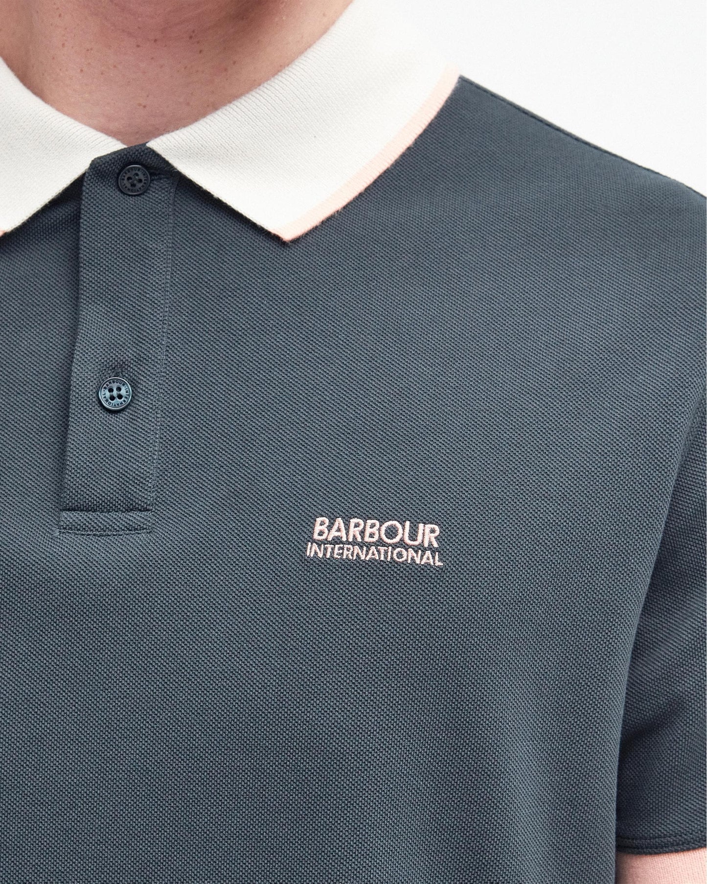 Barbour International Howall Mens Polo - Forest River
