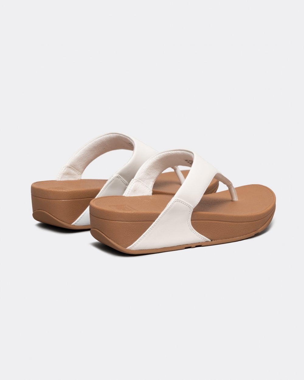 Fitflop Lulu Leather Toepost Womens Flip-Flop - White 024
