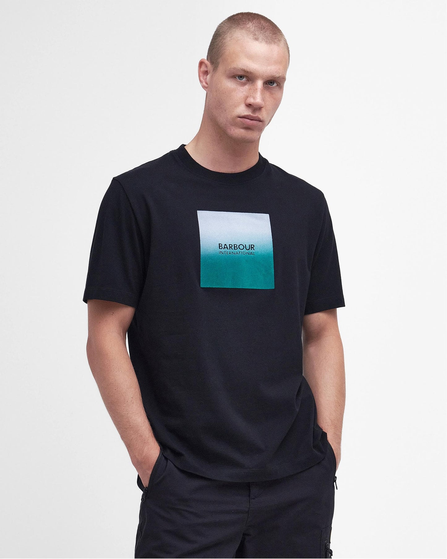 Barbour International Barbour International Ombre Block Mens Relaxed T-Shirt