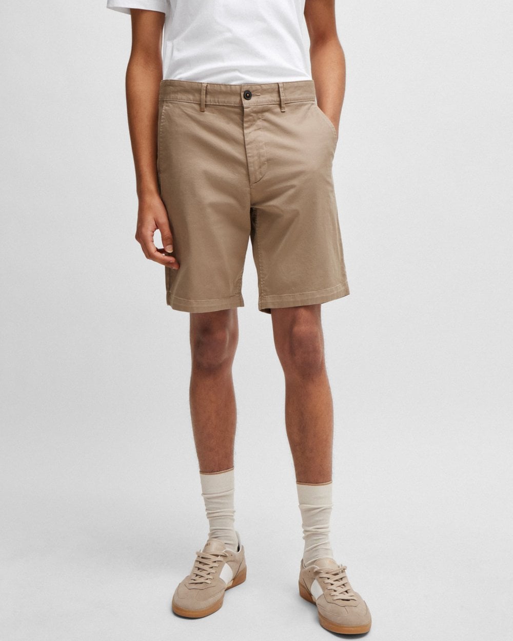 BOSS Orange Mens Slim Fit Chino Shorts