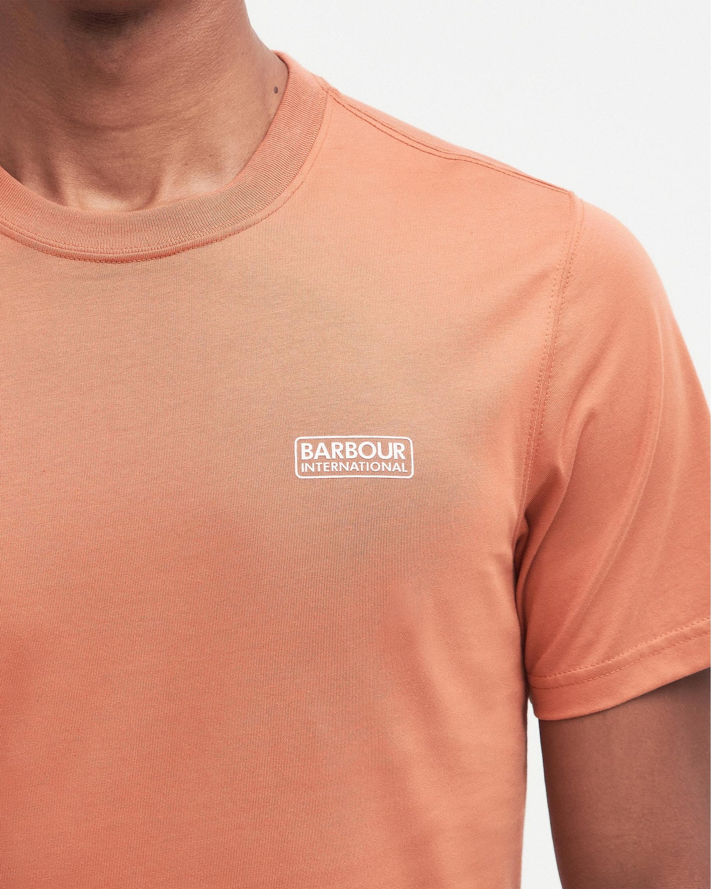 Barbour International Small Logo Mens T-Shirt - Sienna