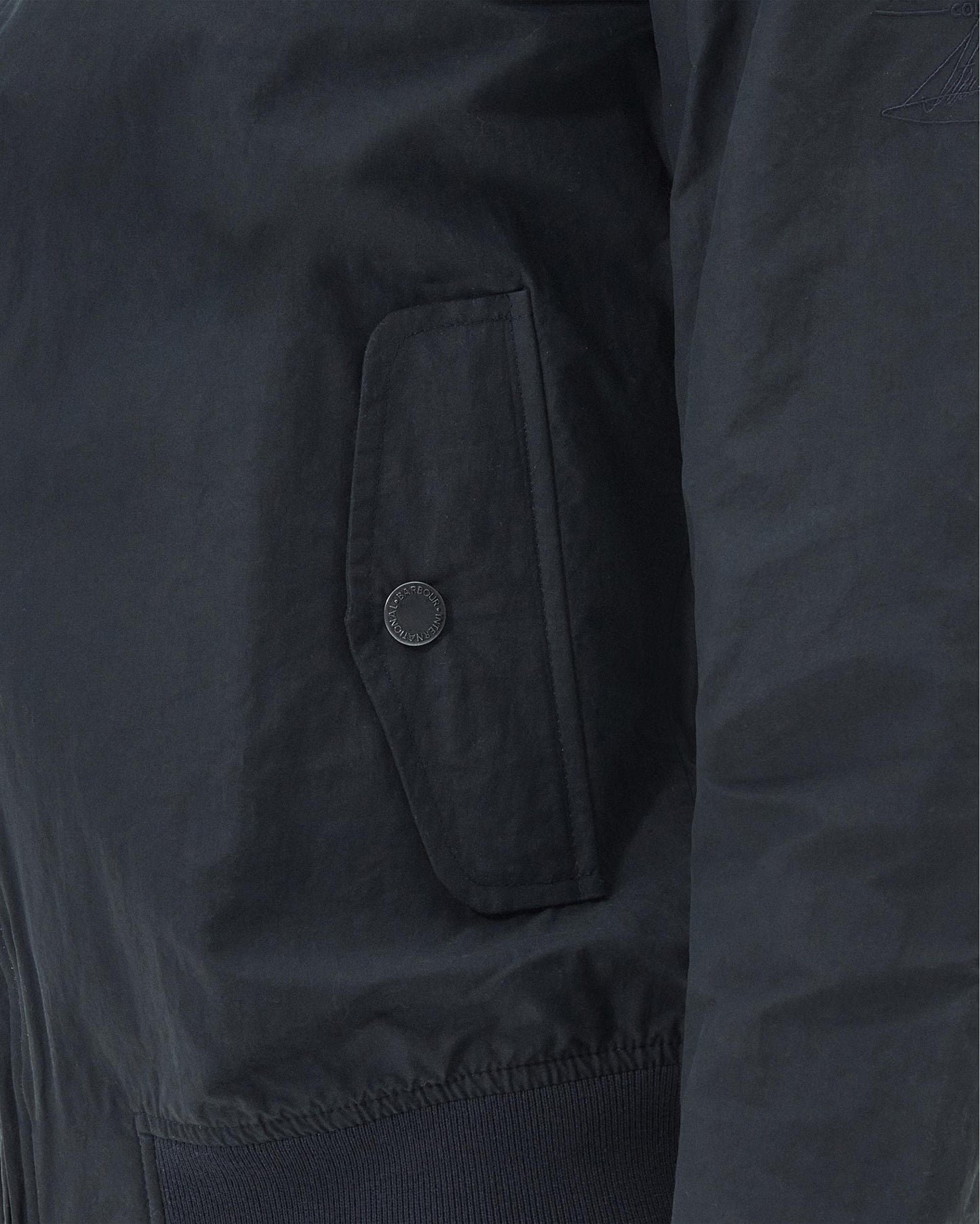 Barbour International Steve McQueen Rectifier Harrington Casual Mens Jacket - Navy