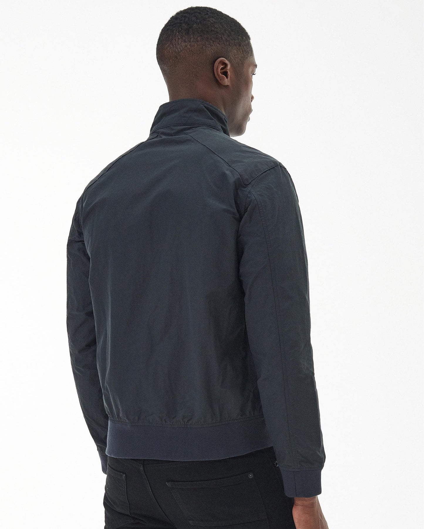 Barbour International Steve McQueen Rectifier Harrington Casual Mens Jacket - Navy