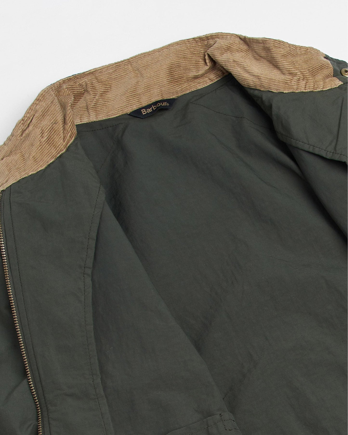 Barbour International Steve McQueen Rectifier Harrington Casual Mens Jacket - Sage