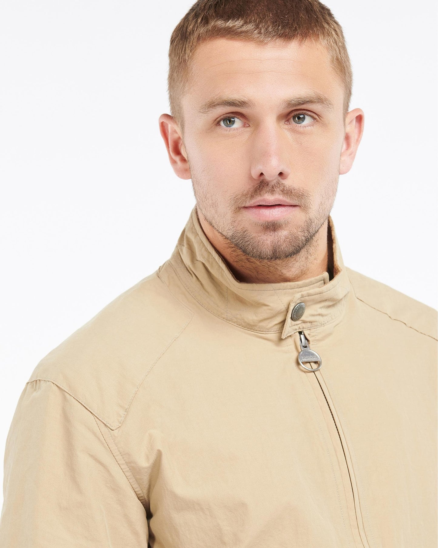 Barbour International Steve McQueen Rectifier Harrington Casual Mens Jacket - Military Brown