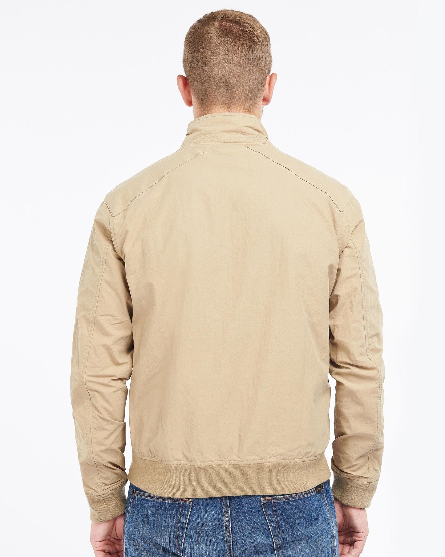 Barbour International Steve McQueen Rectifier Harrington Casual Mens Jacket - Military Brown