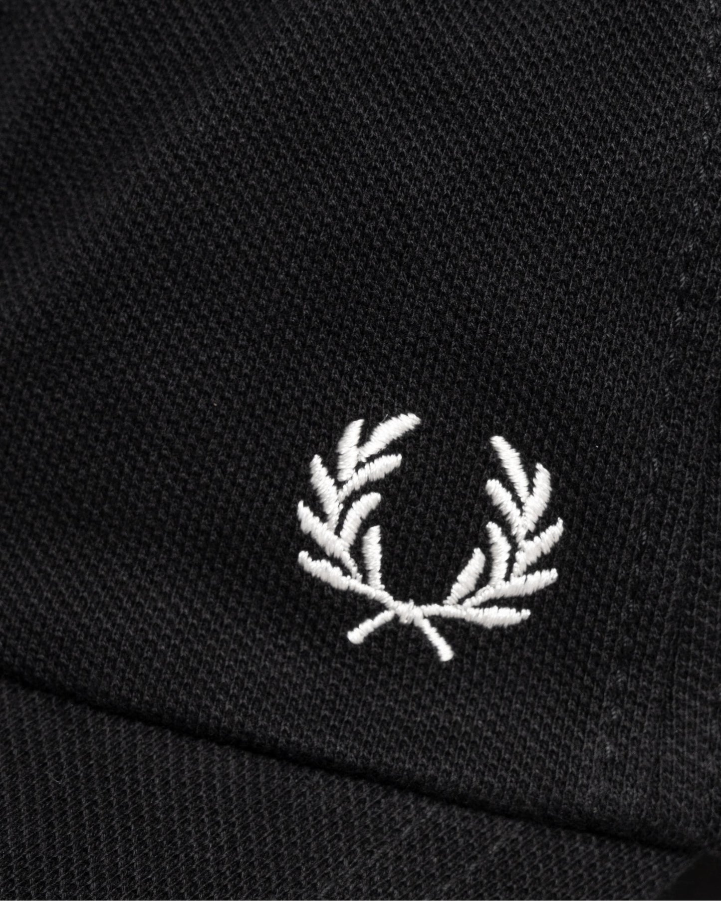 Fred Perry Classic Piqué Cap - Black/Snow White 843
