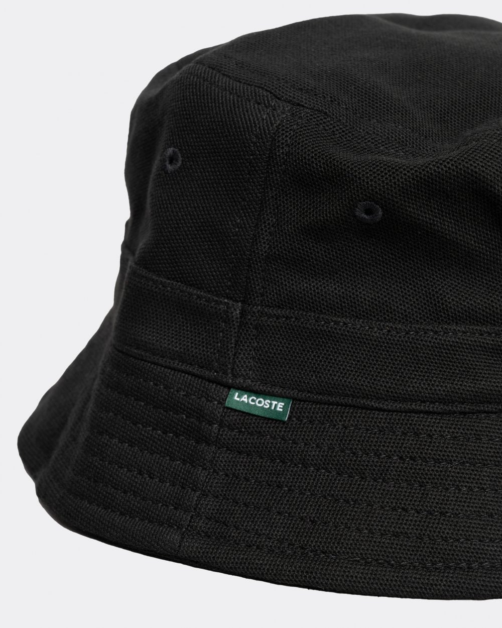 Lacoste Organic Cotton Bucket Hat - Black 031