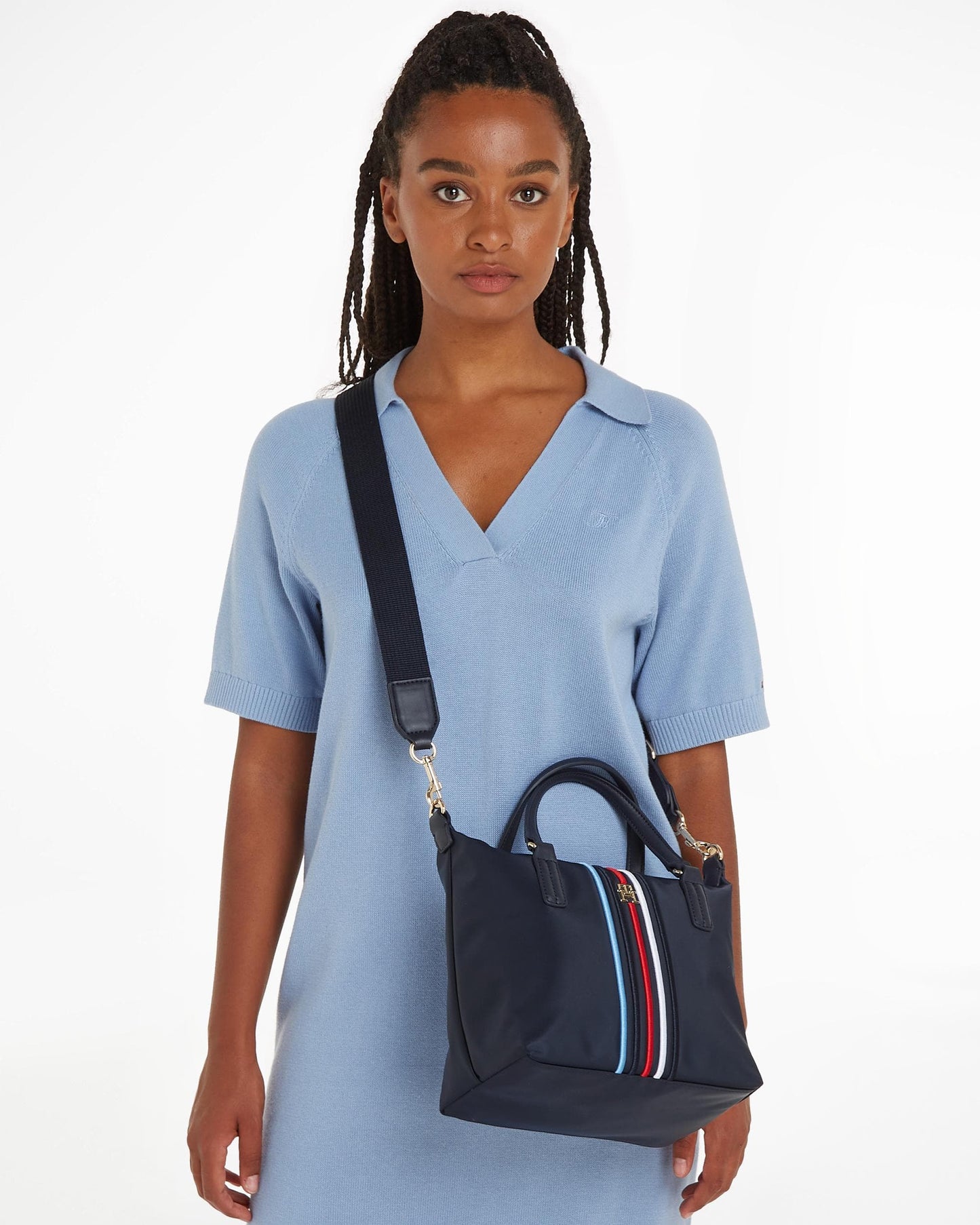 Tommy Hilfiger Poppy Corporate Womens Small Tote Bag