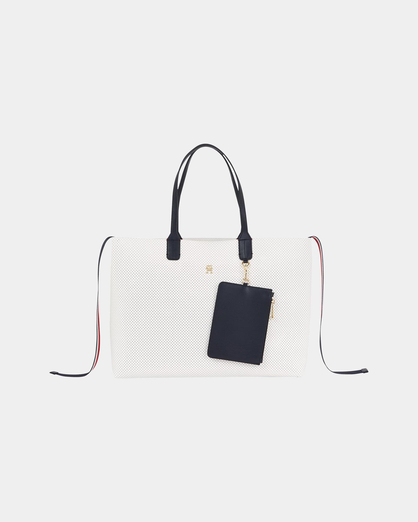 Tommy Hilfiger Iconic Tommy Womens Perforated Tote Bag