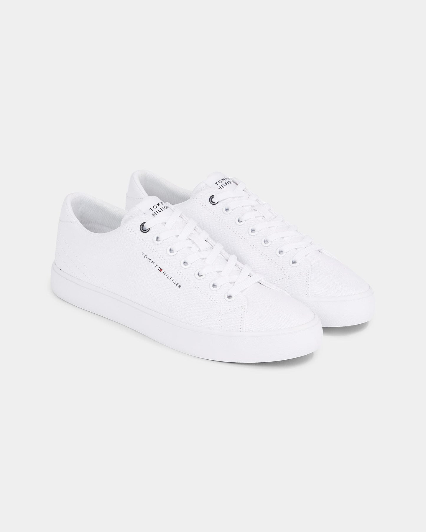 Tommy Hilfiger TH Hi Vulc Detail Mens Low Canvas Trainers