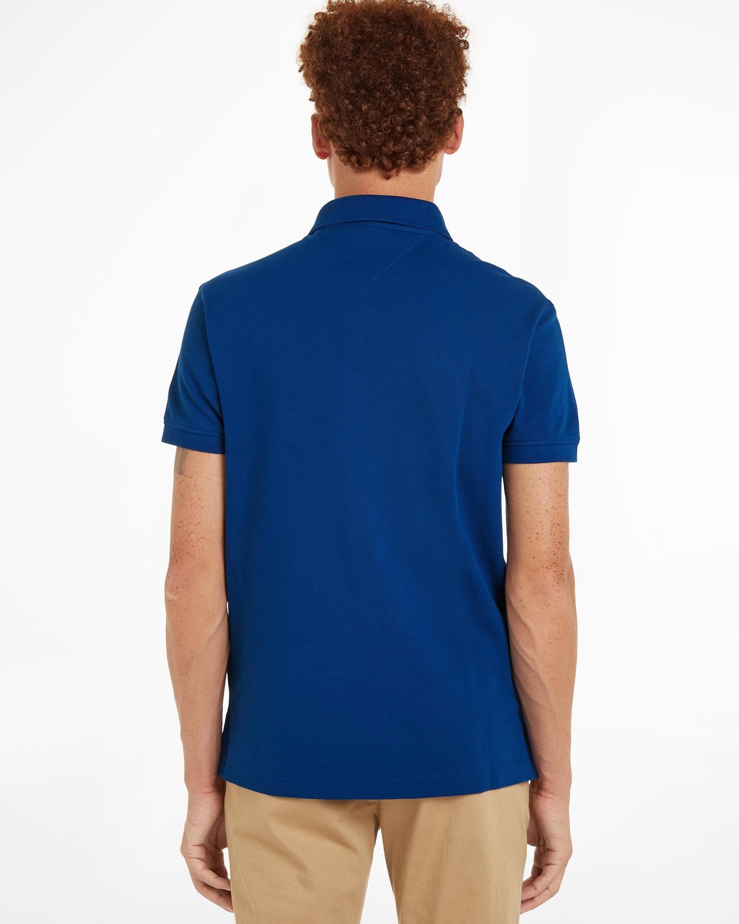Tommy Hilfiger Core 1985 Slim Mens Polo Shirt - Anchor Blue