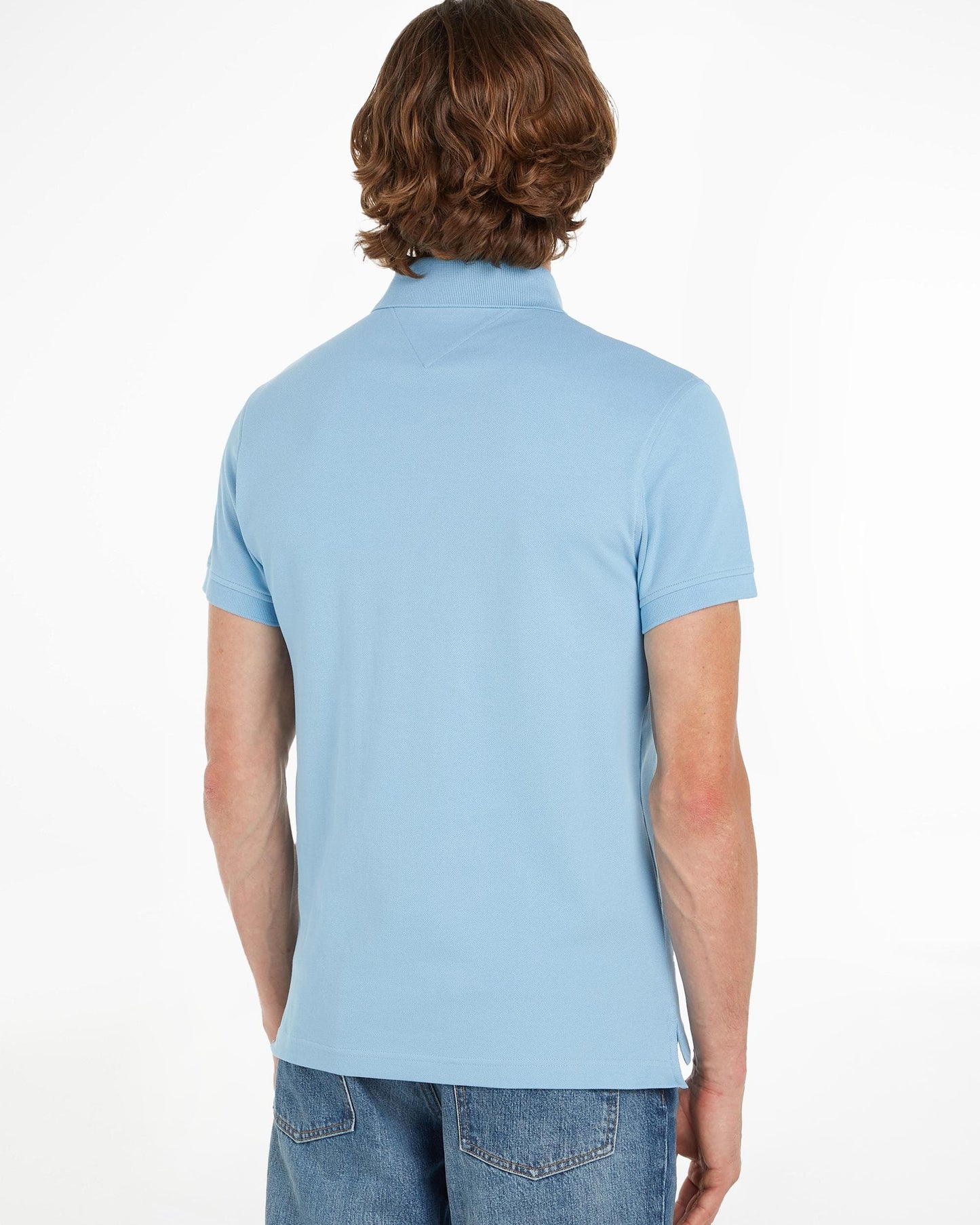 Tommy Hilfiger Core 1985 Slim Mens Polo Shirt - Sleepy Blue