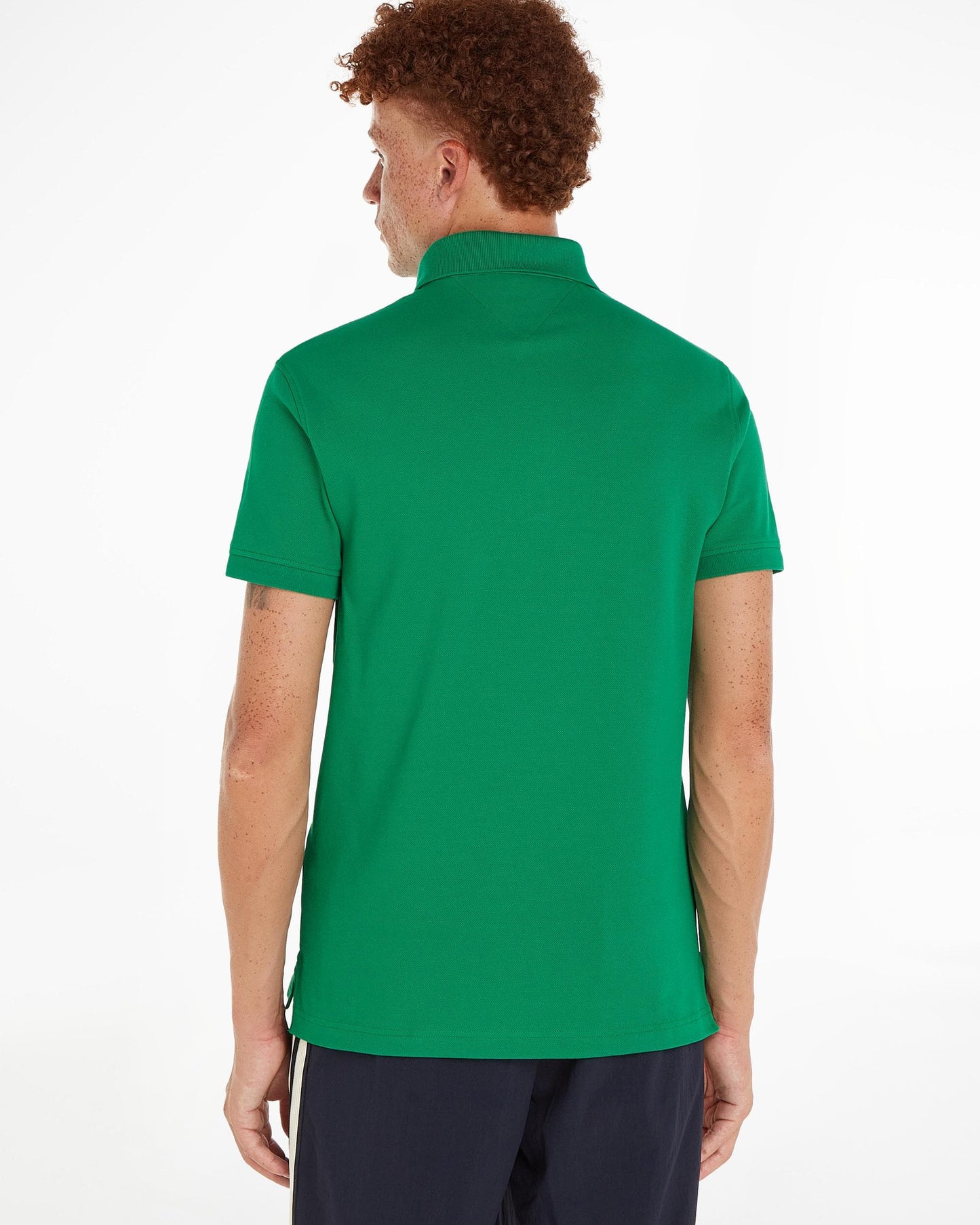 Tommy Hilfiger Core 1985 Slim Mens Polo Shirt - Olympic Green