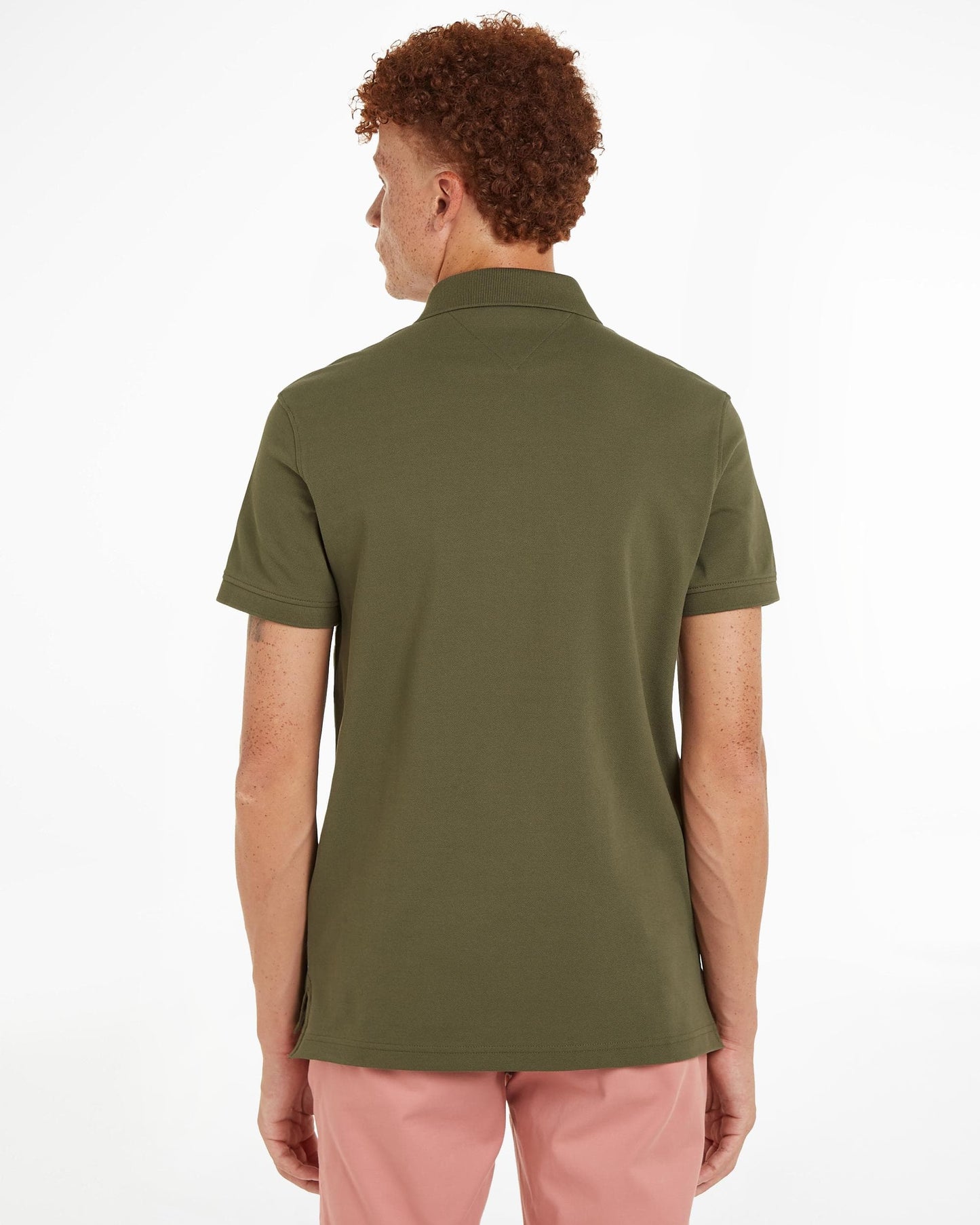 Tommy Hilfiger Core 1985 Slim Mens Polo Shirt - Army Green