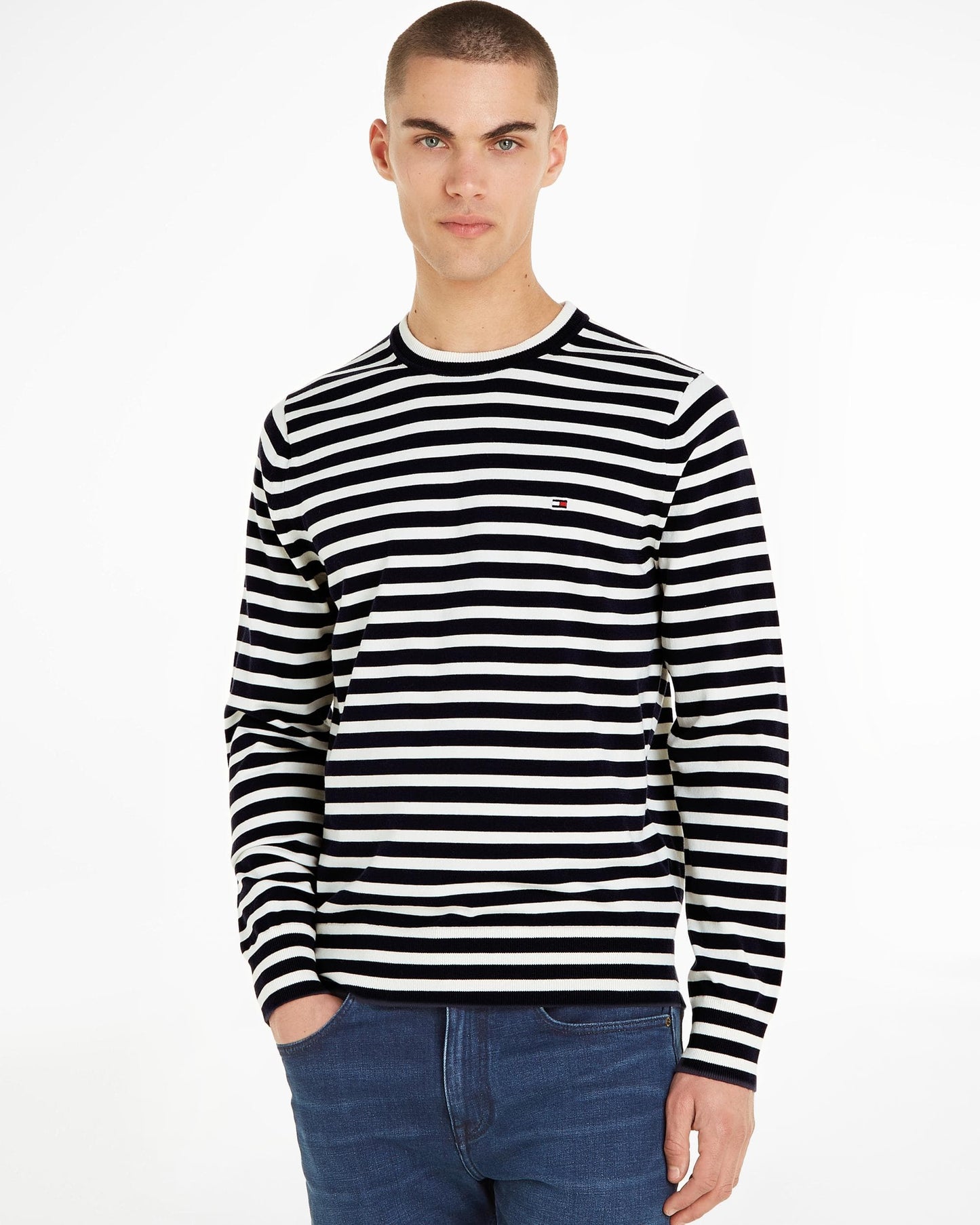 Tommy Hilfiger 1985 Flex Mens Crew Neck Sweatshirt