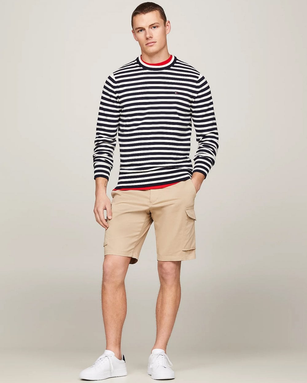 Tommy Hilfiger Harlem 1985 Mens Cargo Shorts - Batique Khaki
