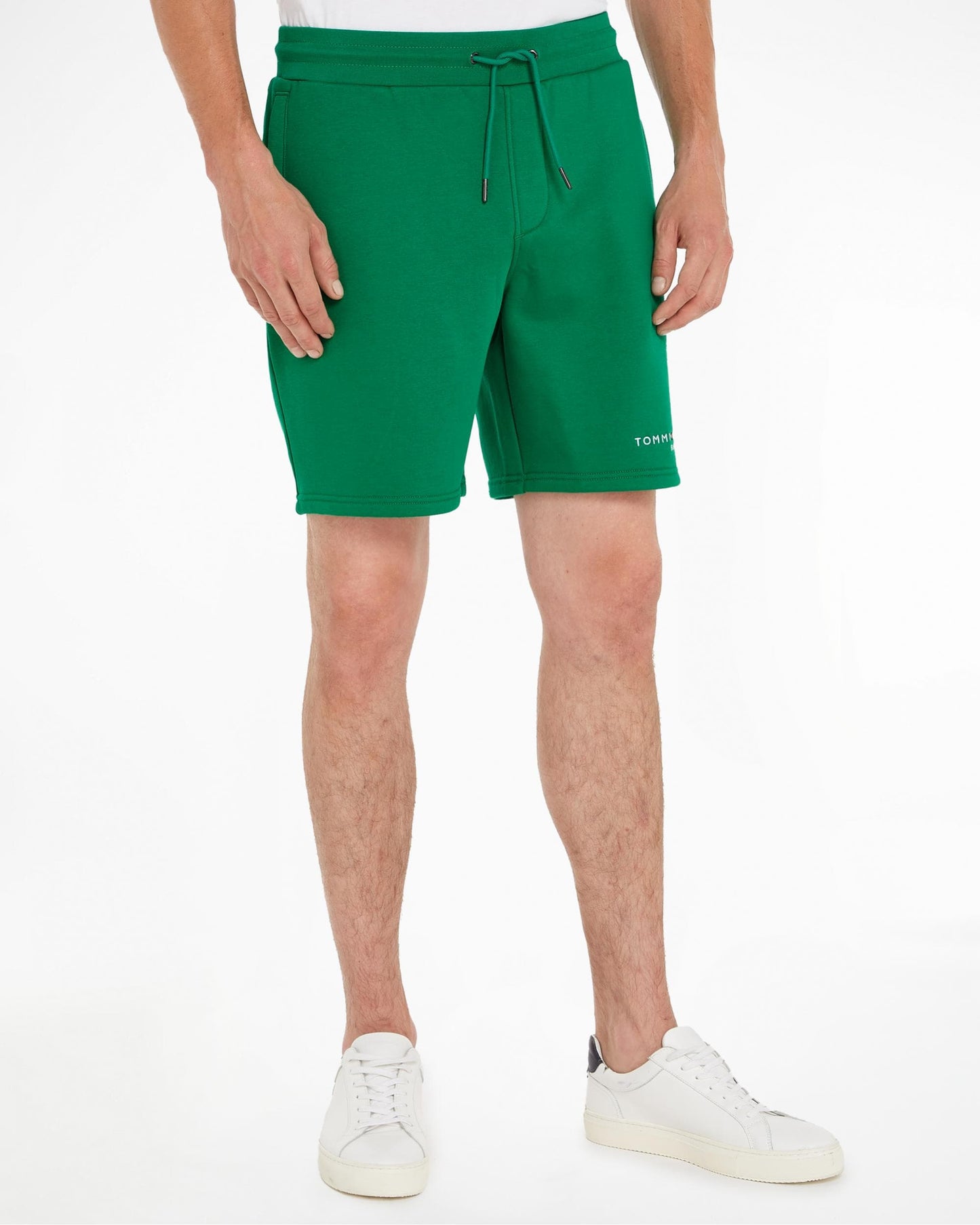 Tommy Hilfiger Small Tommy Logo Mens Sweat Shorts - Olympic Green