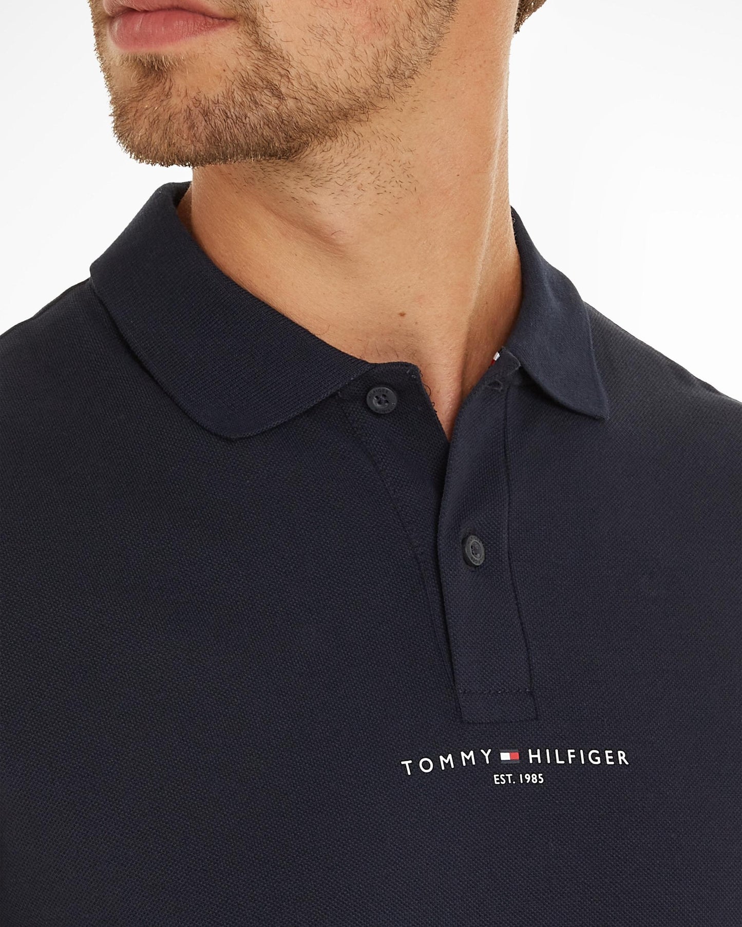 Tommy Hilfiger Tommy Hilfiger Tipped Tommy Logo Mens Polo