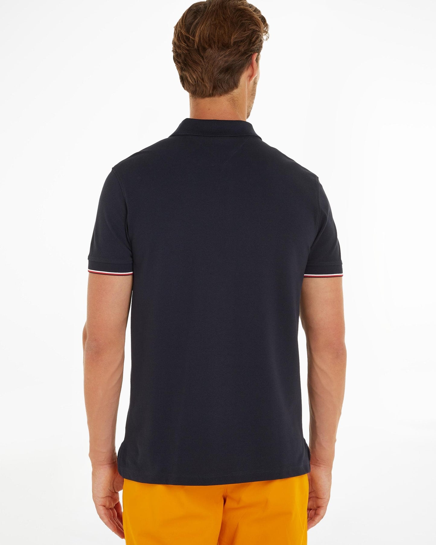 Tommy Hilfiger Tommy Hilfiger Tipped Tommy Logo Mens Polo