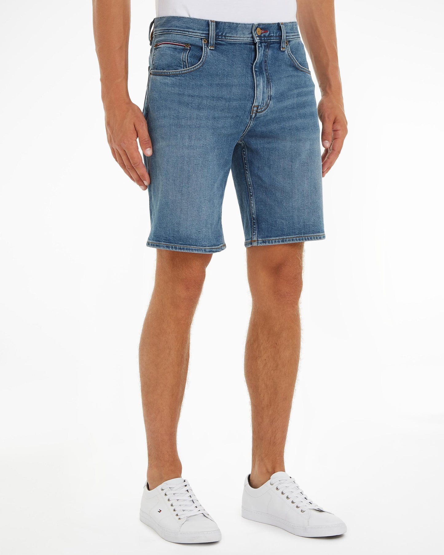 Tommy Hilfiger Brooklyn Mens Straight Denim Shorts