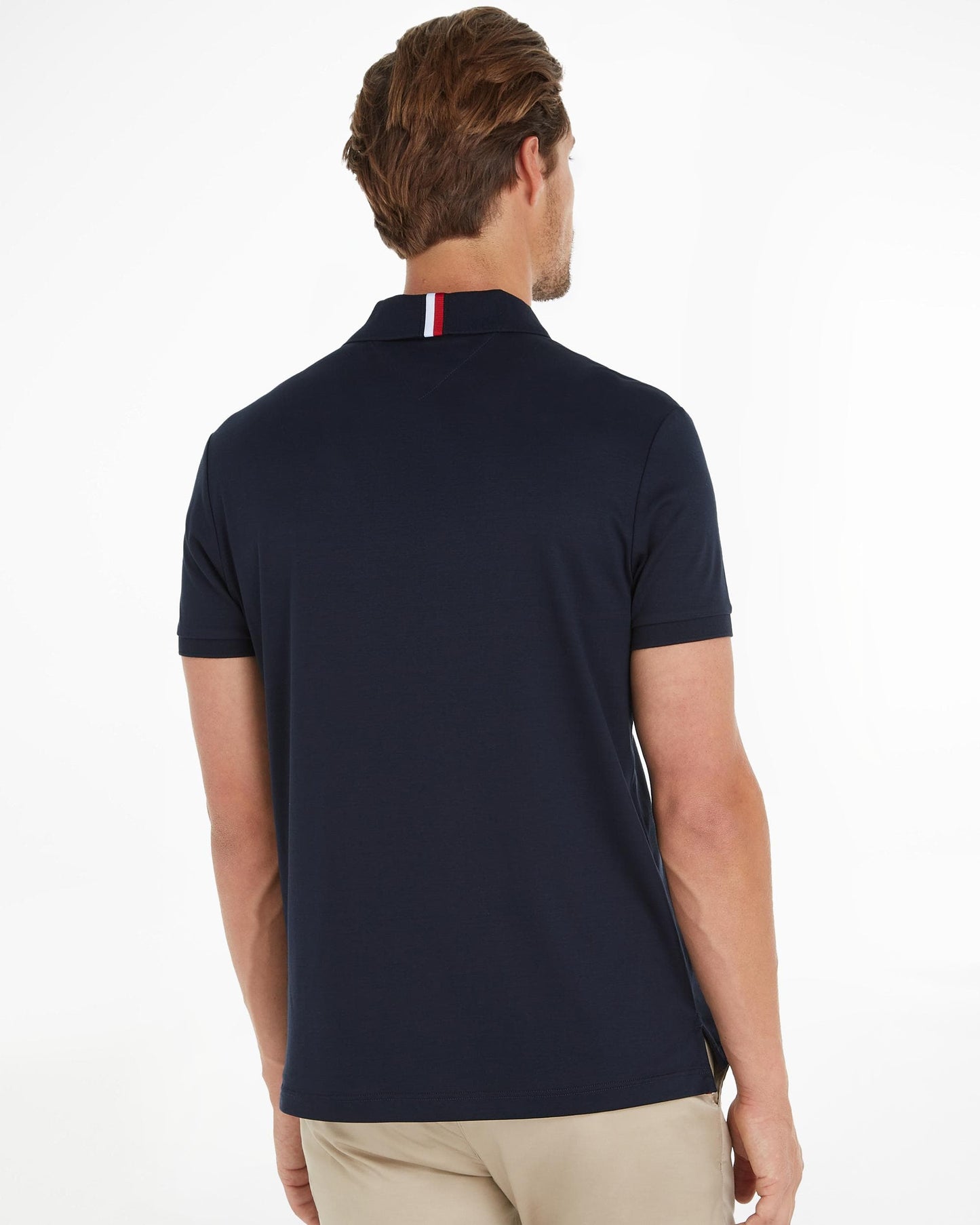 Tommy Hilfiger Liquid Cotton Essential Mens Polo - Desert Sky