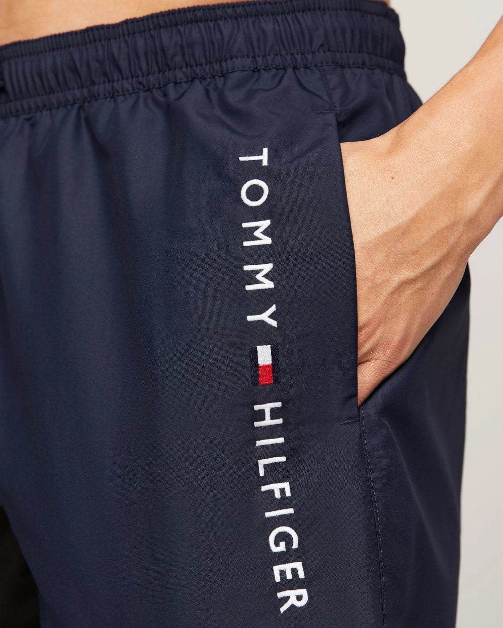 Tommy Hilfiger Medium Drawstring Mens Swim Shorts - Desert Sky