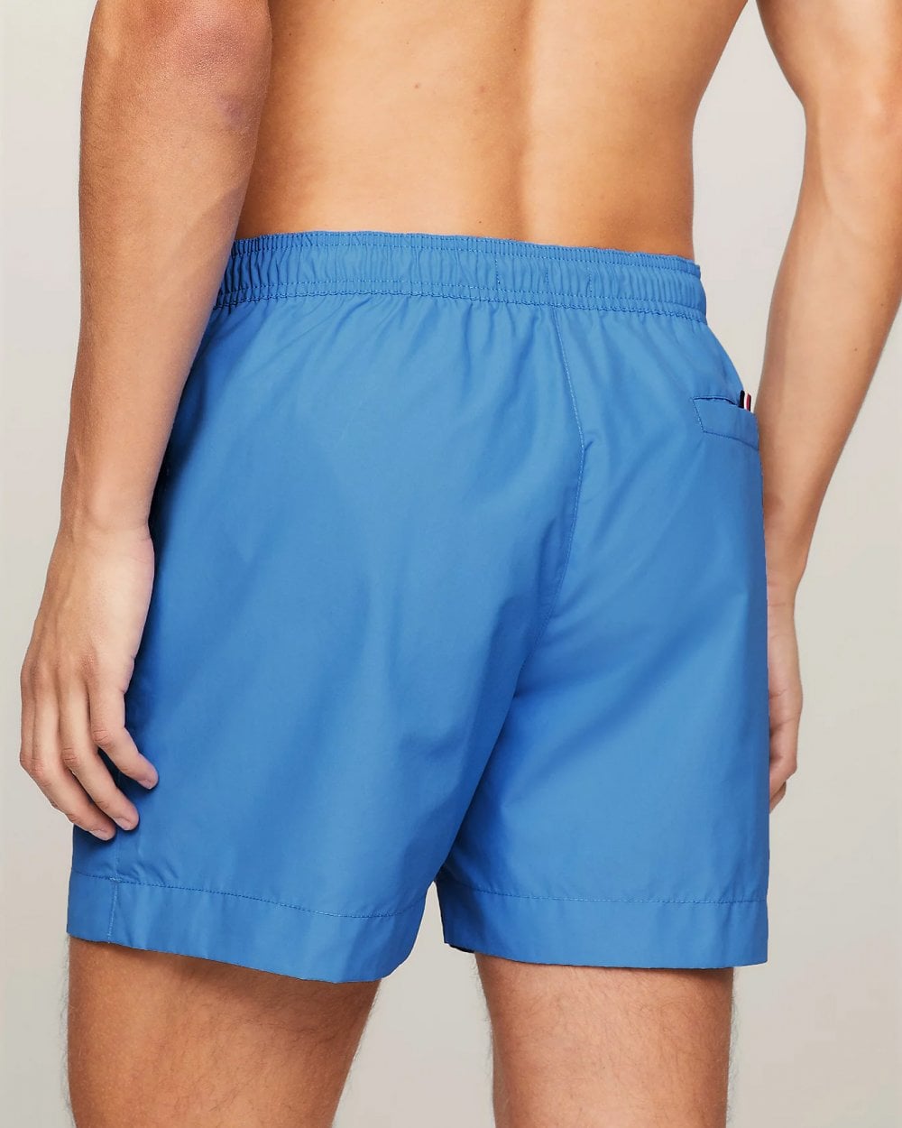 Tommy Hilfiger Medium Drawstring Mens Swim Shorts - Blue Spell