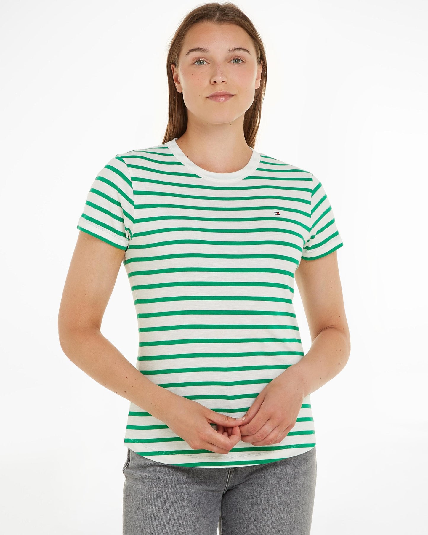 Tommy Hilfiger 1985 Womens Slim Slub Top