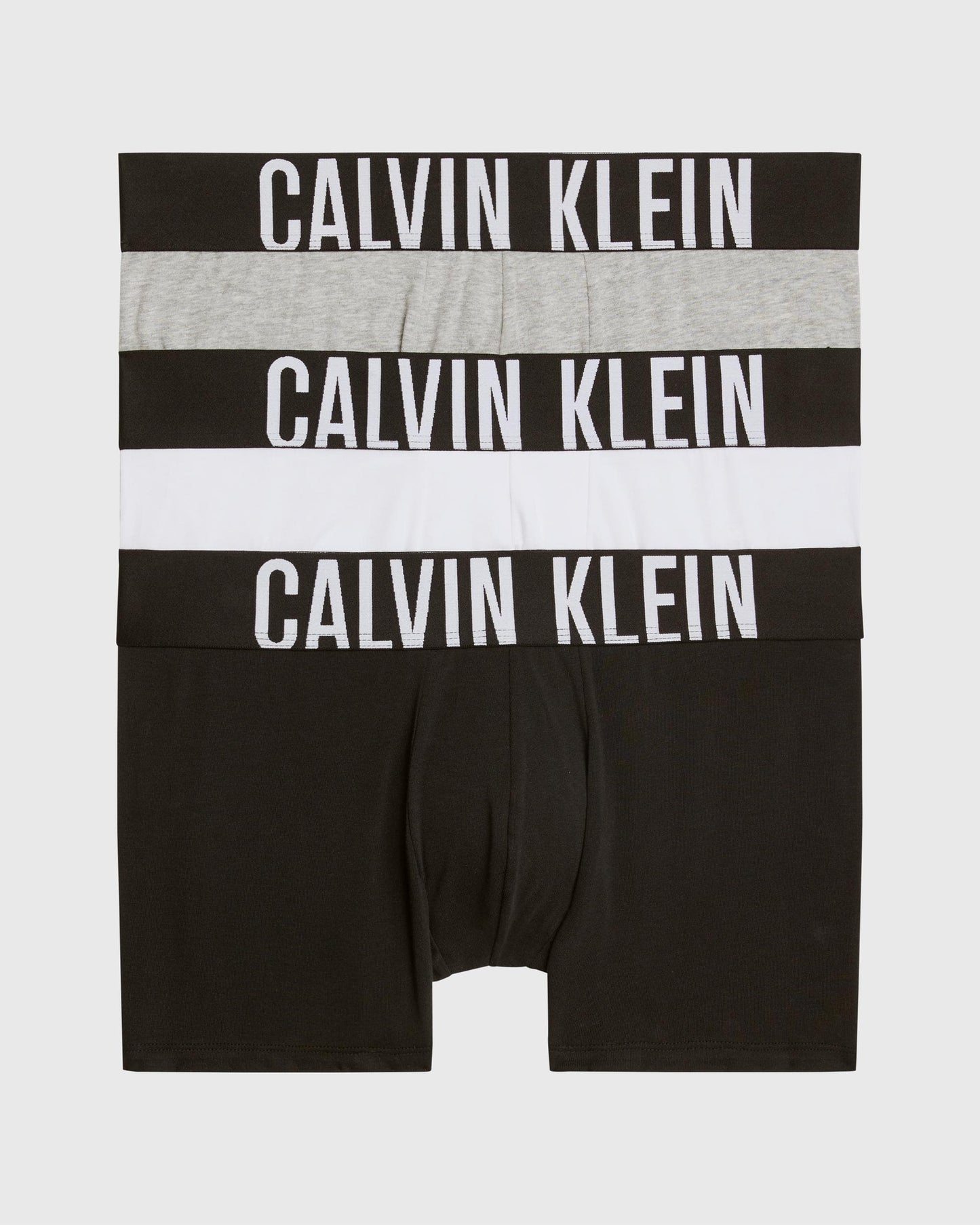 Calvin Klein Intense Power Mens Trunk 3 Pack - Black/Grey Heather/White