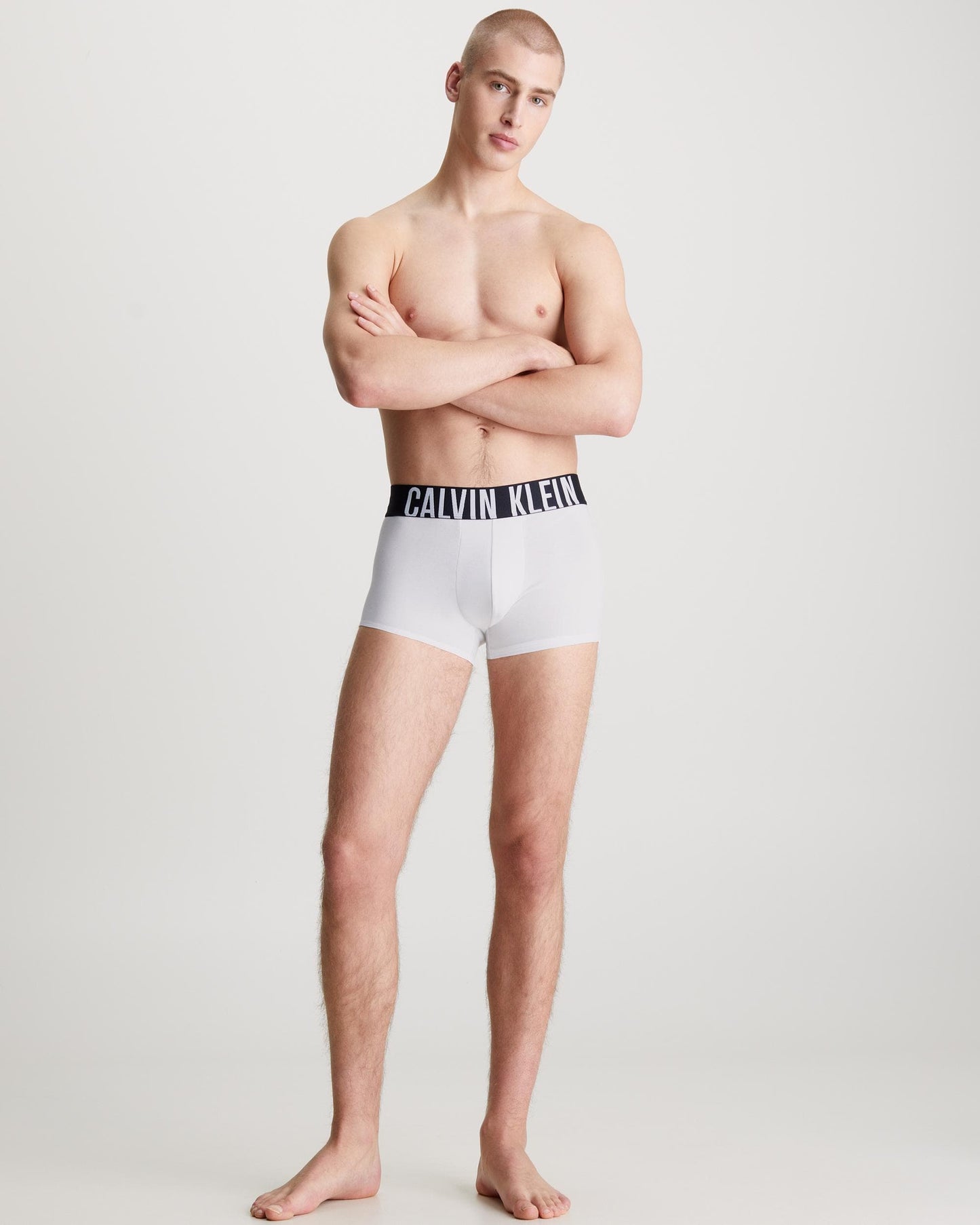 Calvin Klein Intense Power Mens Trunk 3 Pack - Black/Grey Heather/White