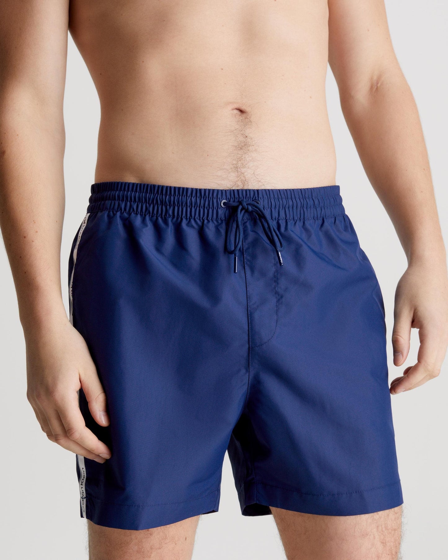 Calvin Klein Core Logo Tape Mens Medium Drawstring Swimshorts