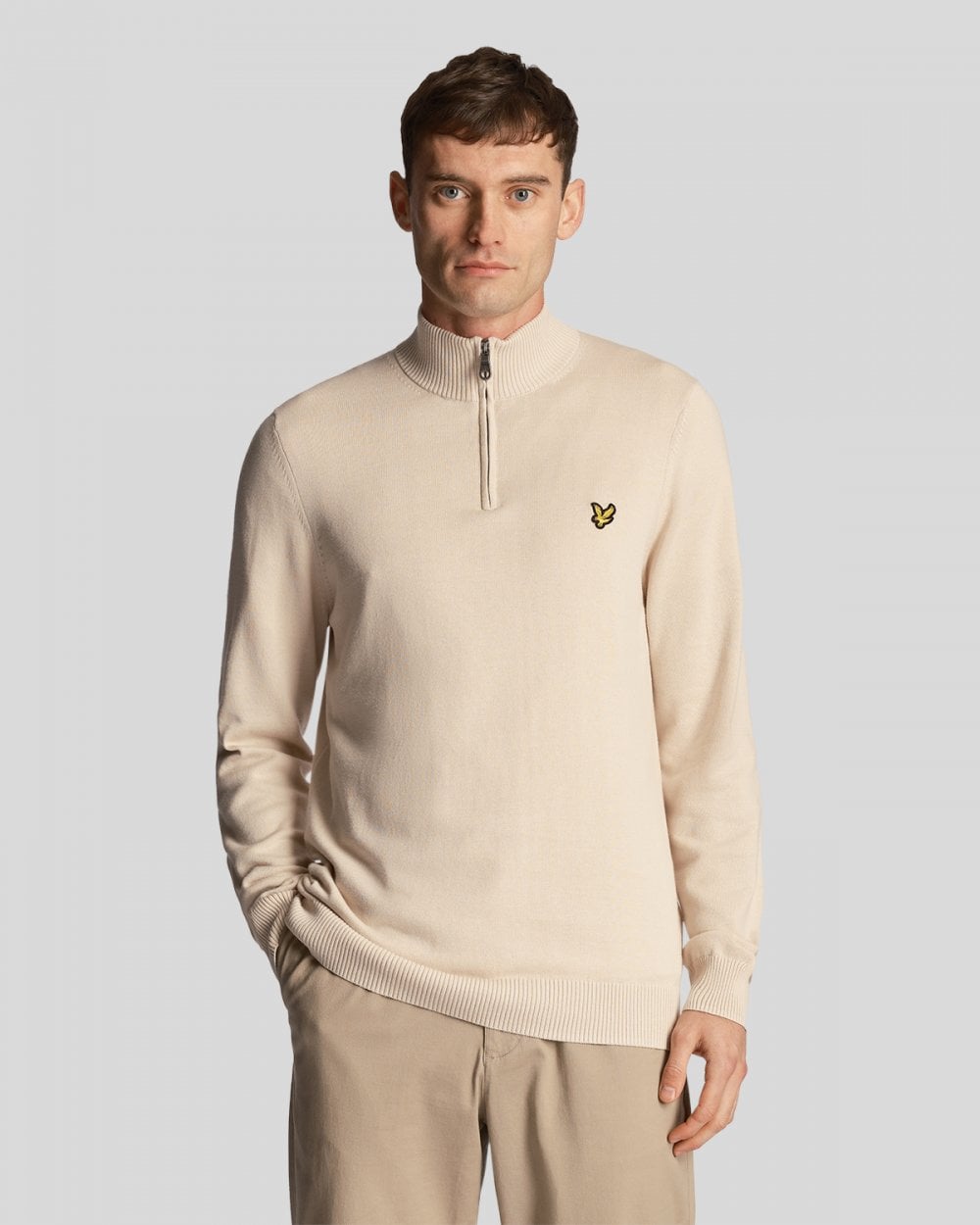 Lyle & Scott Mens Quarter Zip Jumper
