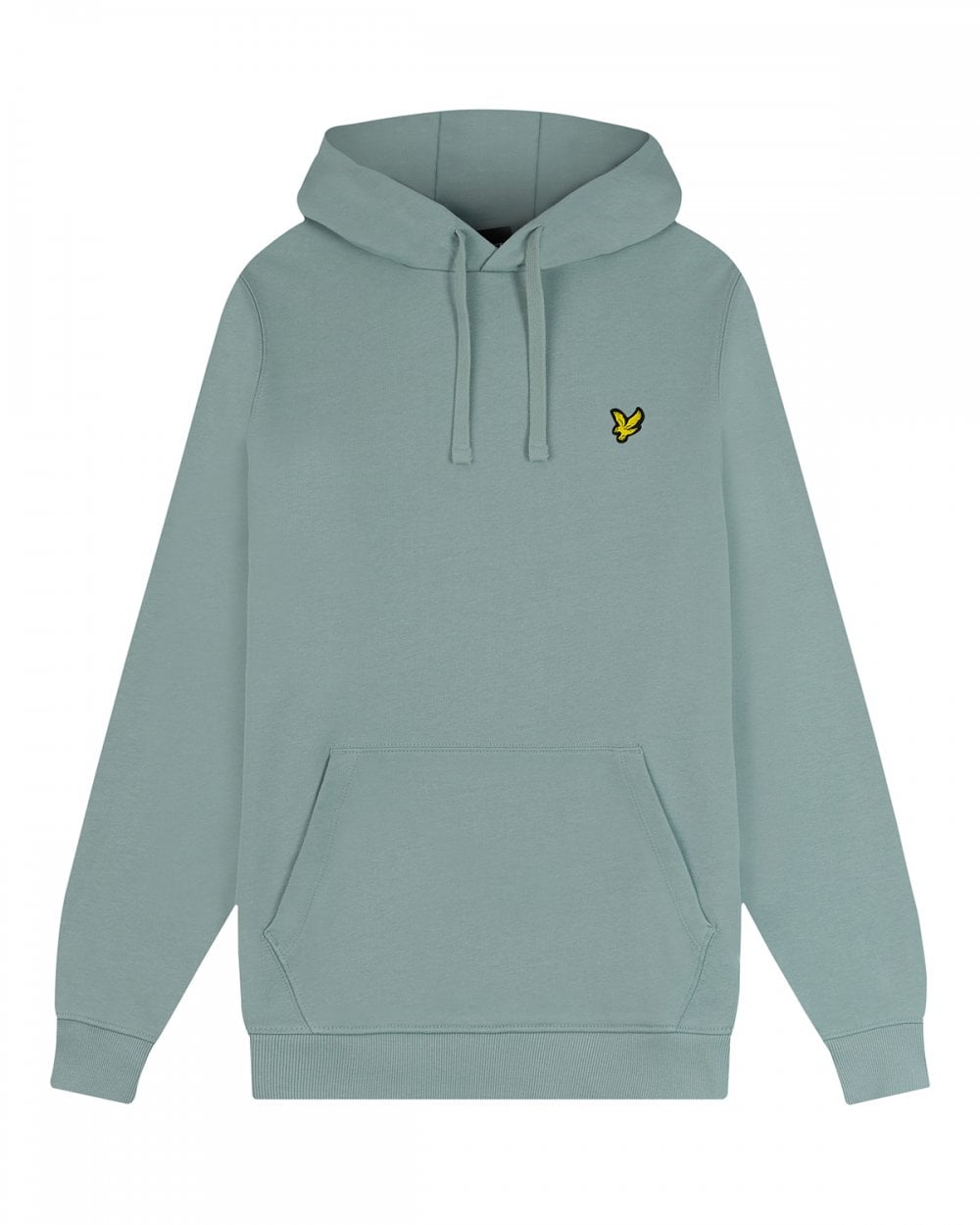 Lyle & Scott Mens Pullover Hoodie - A19 Slate Blue
