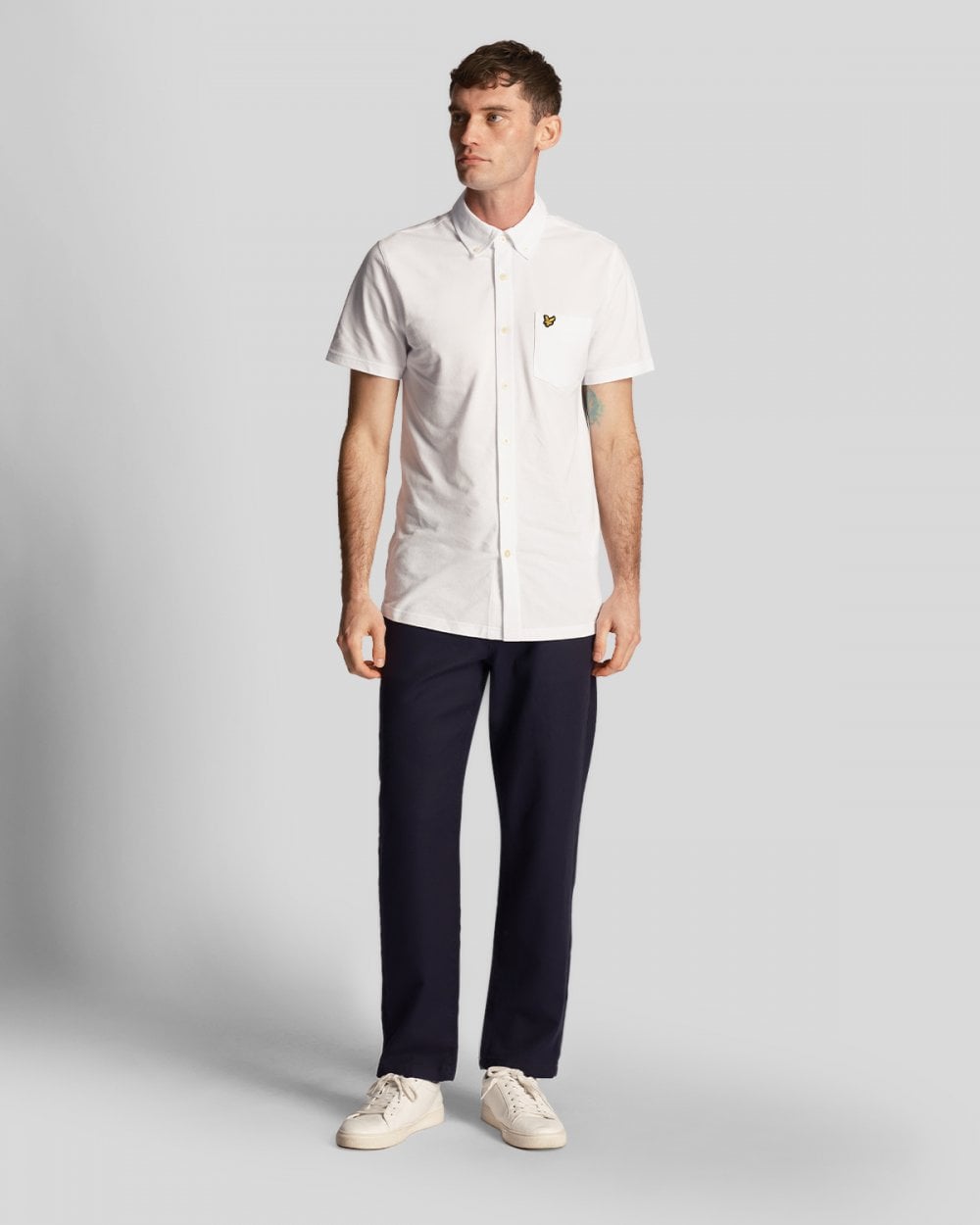Lyle & Scott Lyle & Scott Mens Short Sleeve Pique Shirt