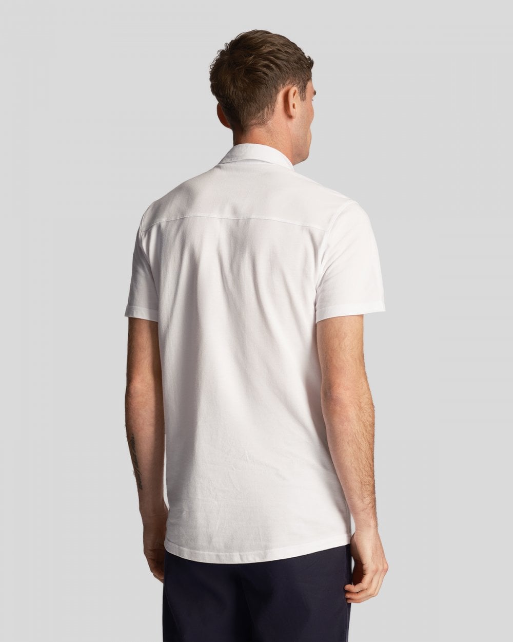 Lyle & Scott Lyle & Scott Mens Short Sleeve Pique Shirt