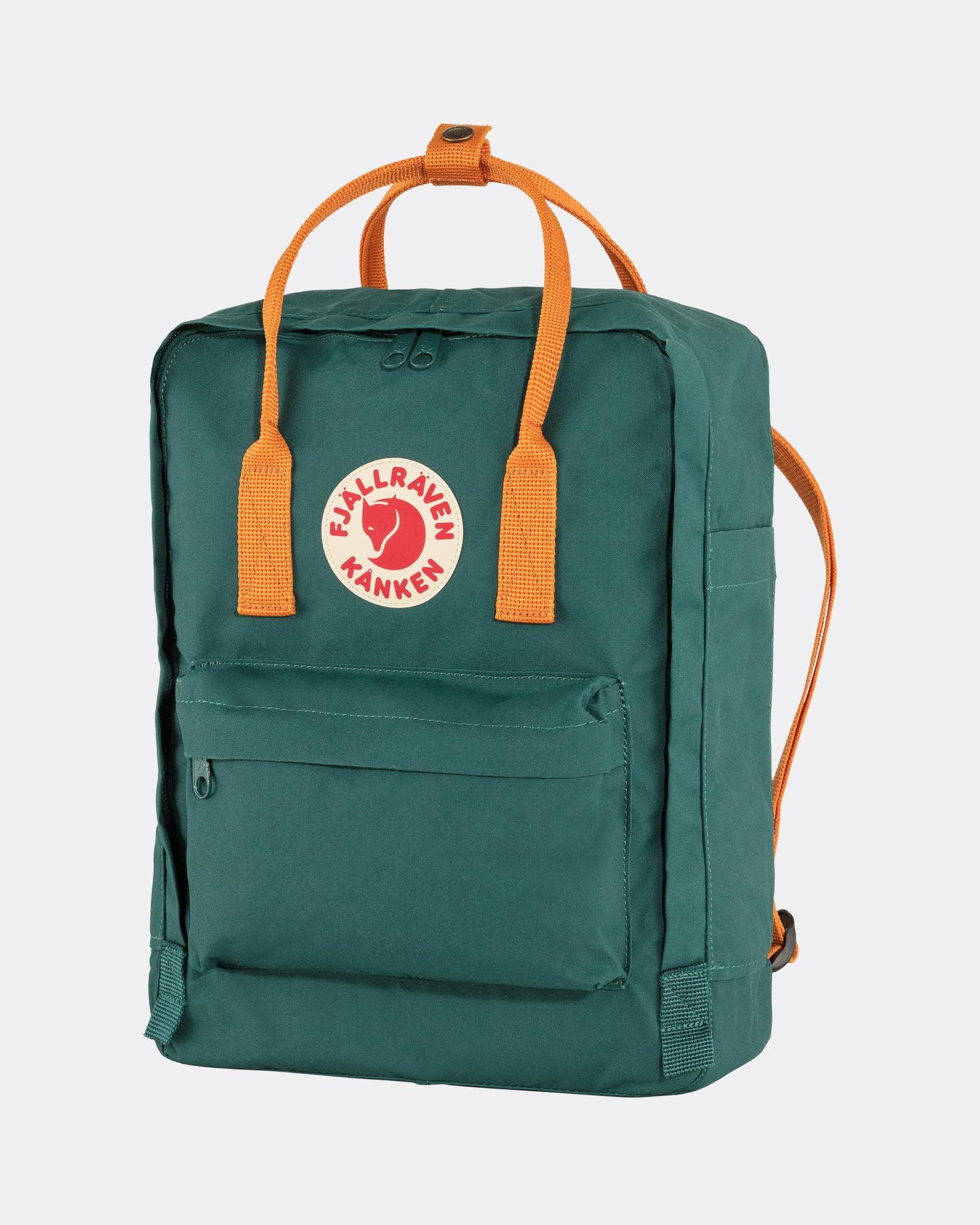 Fjallraven Kanken Classic Unisex Backpack - Arctic Green-Spicy Orange 667-206