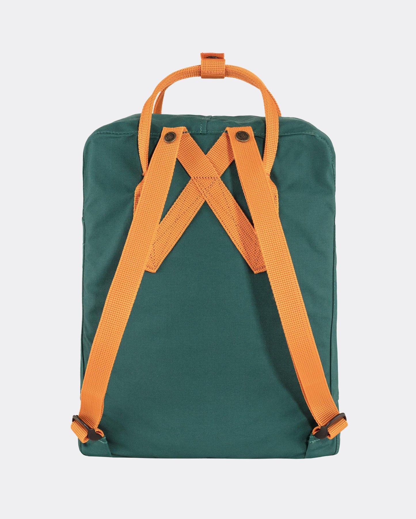 Fjallraven Kanken Classic Unisex Backpack - Arctic Green-Spicy Orange 667-206