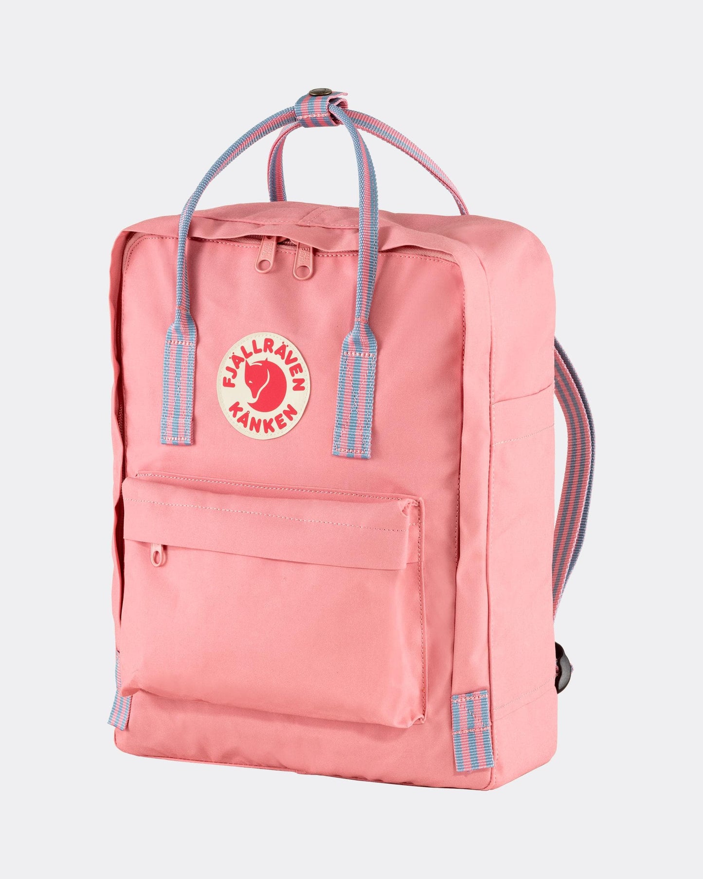 Fjallraven Kanken Classic Unisex Backpack - Pink-Long Stripes 312-909