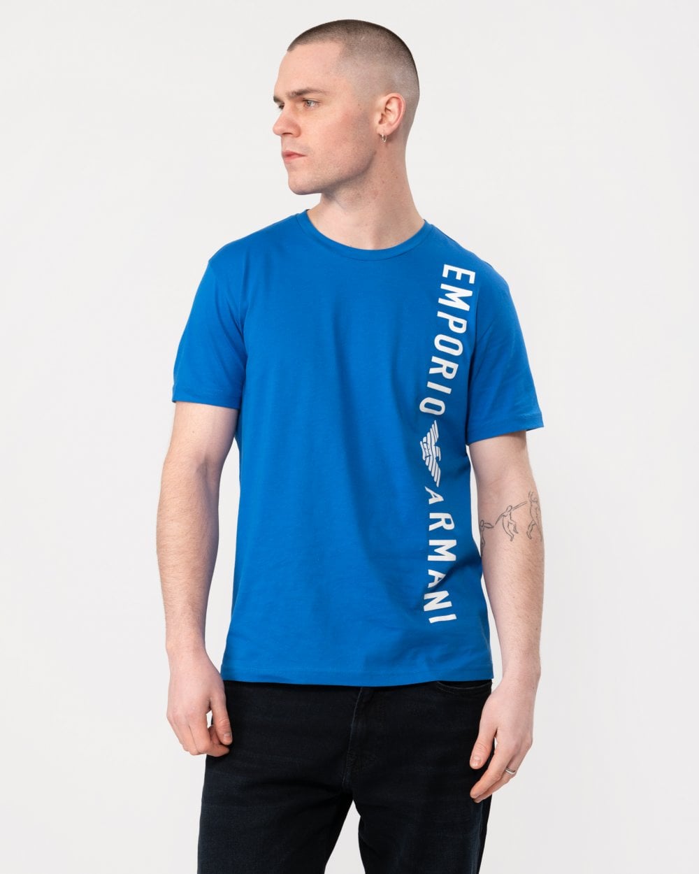 Emporio Armani Mens Logoband Beach T-Shirt