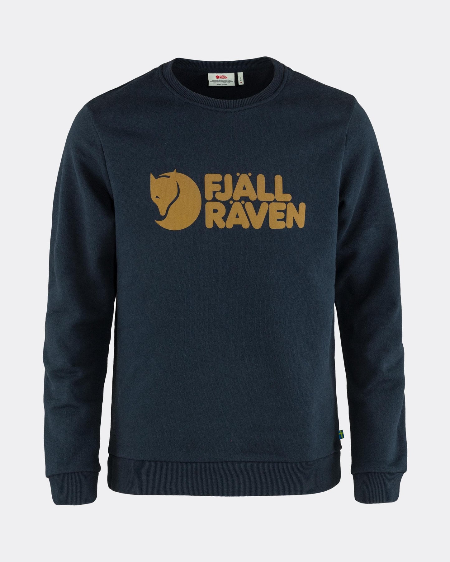 Fjallraven Logo Mens Sweatshirt - Dark Navy 555