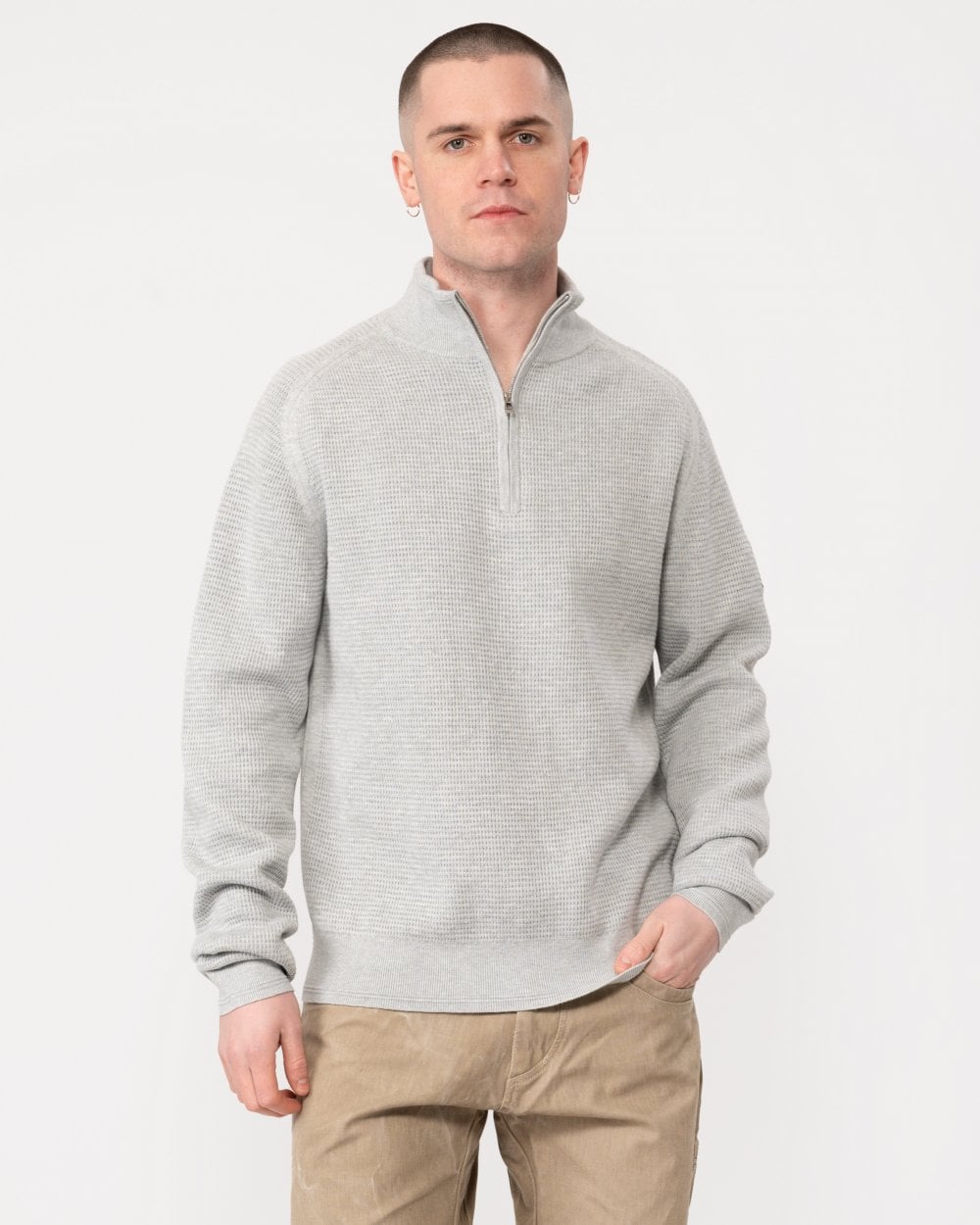 Belstaff Cole Mens Quarter Zip Jumper