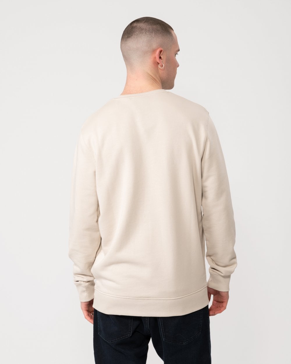 Lyle & Scott Tonal Eagle Mens Crew Neck Sweatshirt - W870 Cove