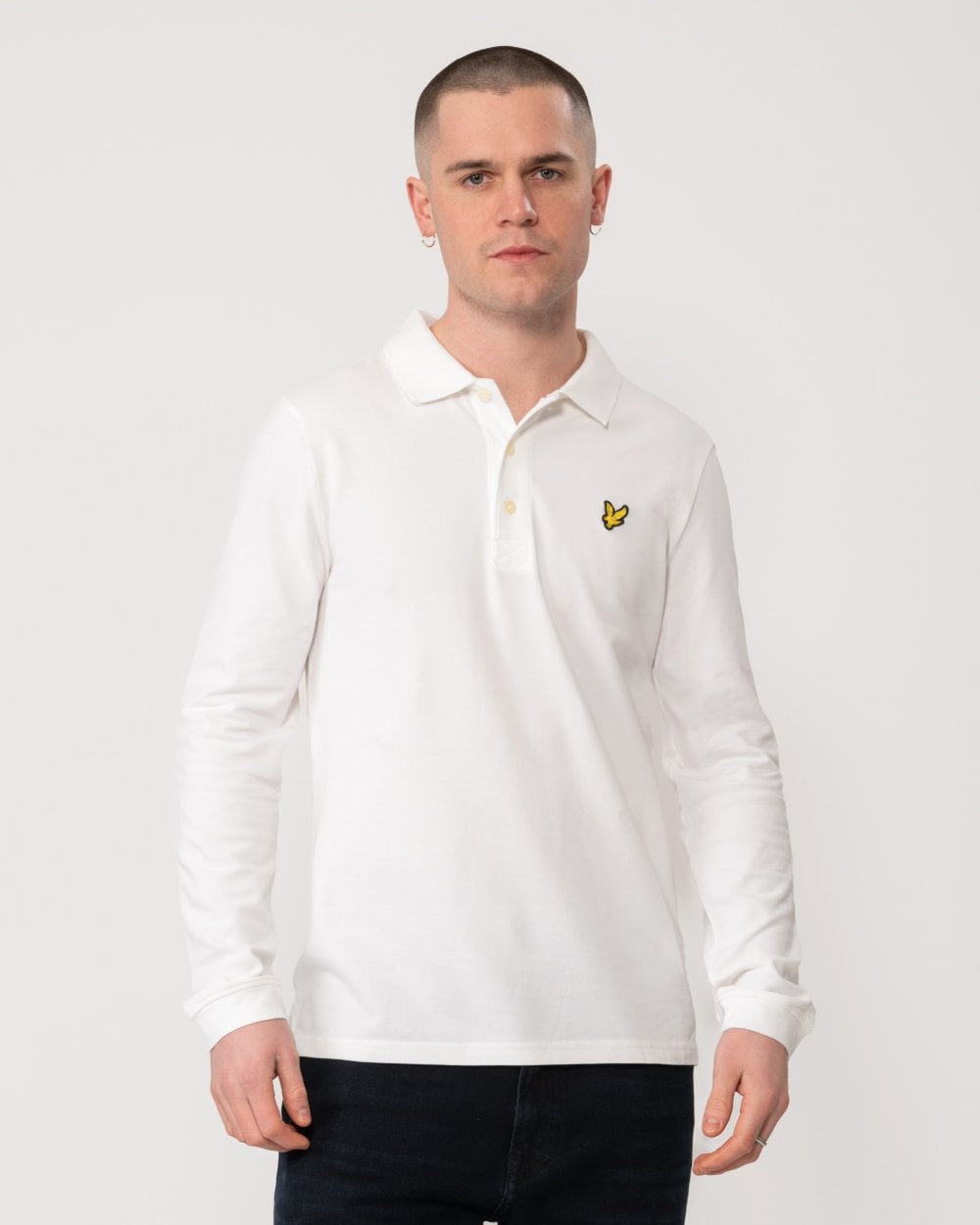 Lyle & Scott Mens Long Sleeve Polo Shirt