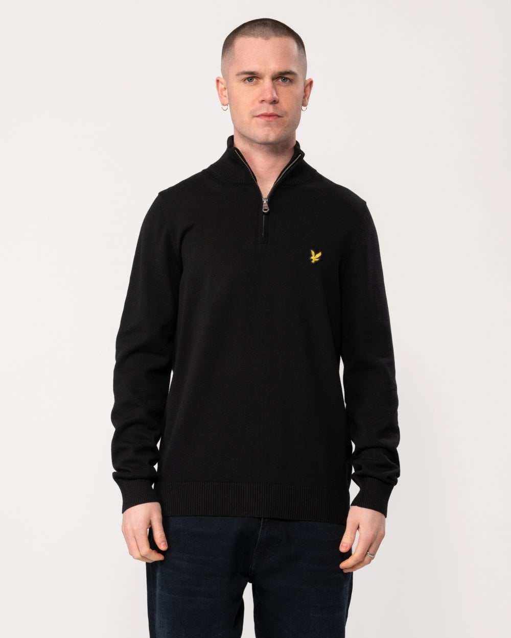 Lyle & Scott Mens Quarter Zip Jumper