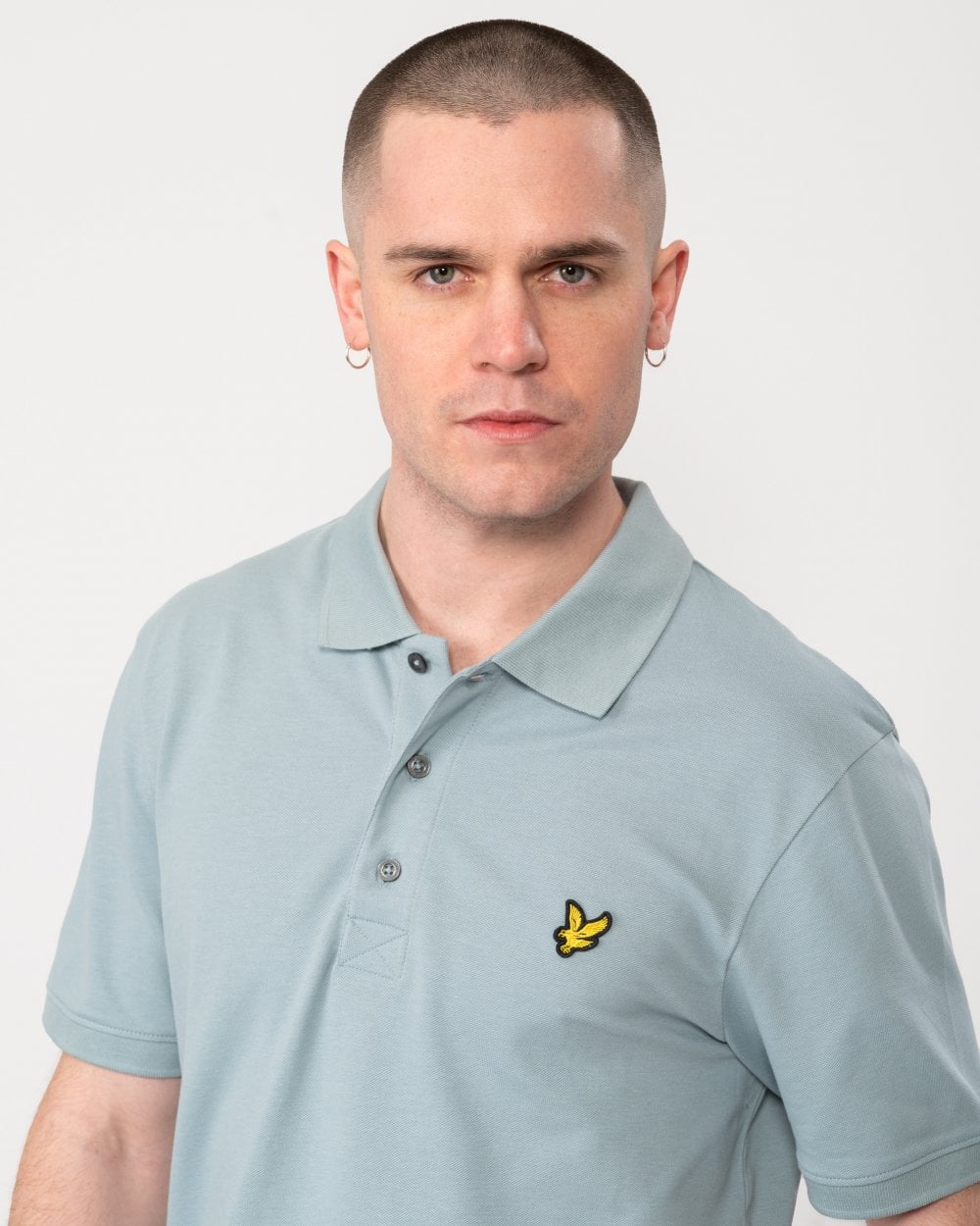 Lyle & Scott Plain Mens Polo Shirt SP400VOG - A19 Slate Blue