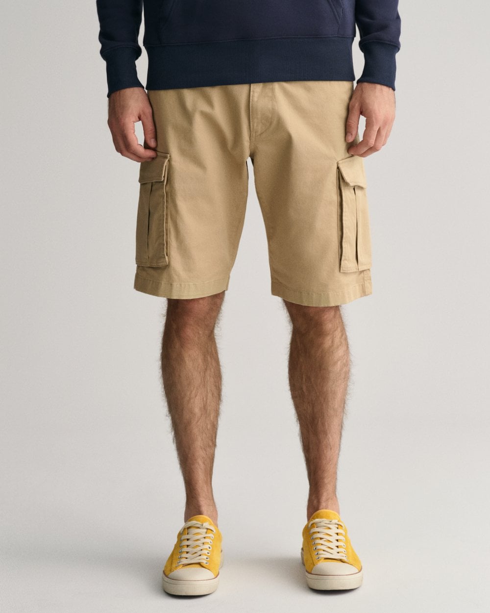 GANT Mens Relaxed Twill Cargo Shorts - 248 Dark Khaki