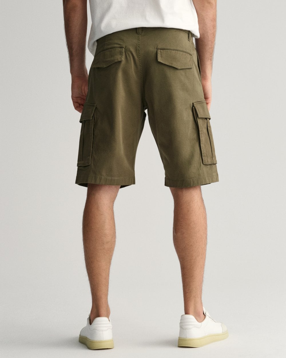 GANT Mens Relaxed Twill Cargo Shorts - 301 Juniper Green